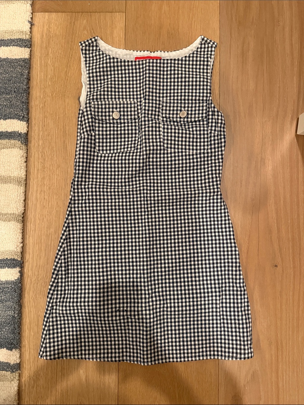 Many Many Clothes The Winona Dress Navy Plaid - Picture 2 of 7